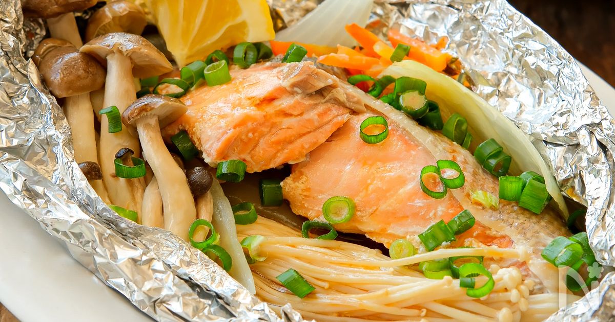 【基本の鮭のホイル焼き】フライパンでふっくら簡単調理