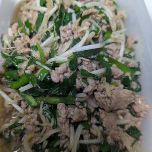 913999の作ってみた!投稿(帰って10分！【ニラもやし丼】)
