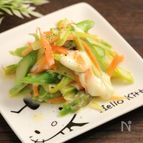 レンジで簡単！アスパラ人参チーズ