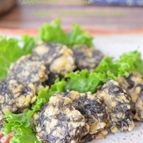 もずく好きの簡単おつまみ♬もずくと豆腐のふんわり焼き☆