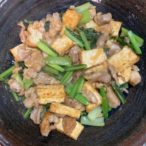 1515565の作ってみた!投稿(簡単15分☆『豚バラ厚揚げと小松菜の旨辛味噌炒め』ご飯進む！)