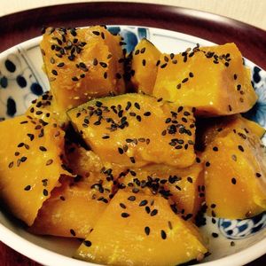 ななママの作ってみた!投稿(ほっくほく!かぼちゃの塩麹煮)