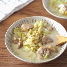 寒い日に食べたい!白菜のミルク煮