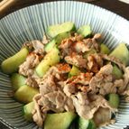 万能マヨネーズ風味！豚こま肉ときゅうりの炒めもの