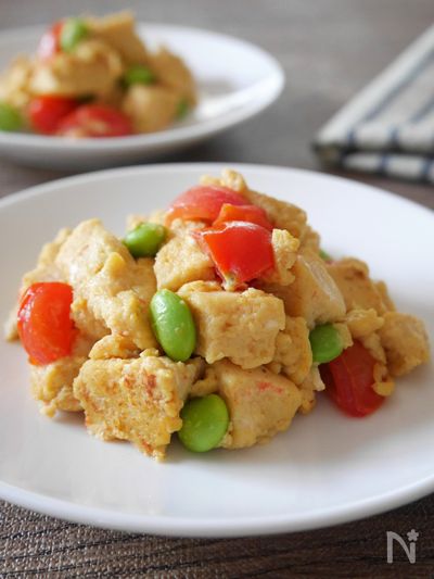 高野豆腐のカラフル卵炒め By 夢 レシピサイト Nadia ナディア プロの料理家のおいしいレシピ