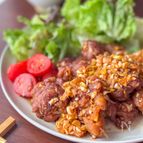豚こまで作る🐷カリじゅわっ油淋豚