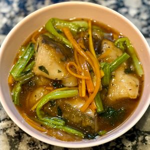 968467の作ってみた!投稿(たらの中華風♡たっぷり野菜あんかけ【#とろみづけ不要】)