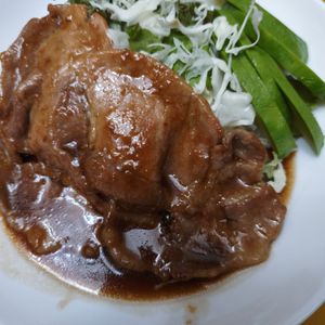 384911の作ってみた!投稿(【豚バラのうまだれ焼き】簡単!タレが旨すぎ!!男子が喜ぶ)