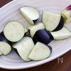 レンジで4分『なすの和風よだれ豚』🐷の工程1