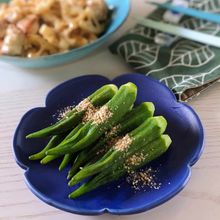 【オクラの液体塩こうじ和え】え!?肉だけじゃないの?