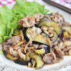 豚こま切れ肉となすの生姜照り焼き【作り置き】