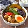 【豚しゃぶスープカレー】素揚げ野菜がおいしい!