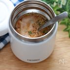 夏にピッタリ！ごまキムチワンタンスープ