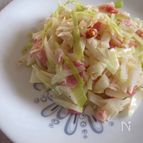 キャベツとベーコンのささっと《塩レモン》＆ヴィネガーソテー