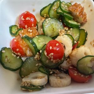 おゆころの作ってみた!投稿(【きゅうりとトマトのうまだれナムル】この味付けおいしすぎる！)