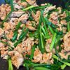 ご飯進む！『とろたま豚こま炒め』の工程2