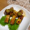 チョコぴょんの作ってみた!投稿(【甘辛オクラちくわ】パクパク食べちゃう♡夏のおつまみおかず)