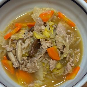 くだもの大好き🧡の作ってみた!投稿(【やみつき豚白菜ごま油】10分で完成の簡単おかず)