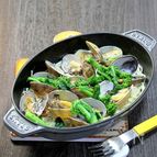 オーバルホットプレートで「ボンゴレラーメン」