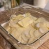 クリスマスにも!【レンジで時短】ポテトミートグラタンの工程2