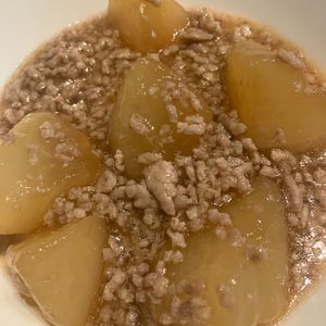 ミントミントの作ってみた!投稿(材料入れて煮るだけ♪『とろとろ大根の甘辛♡中華そぼろあん』)
