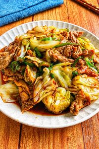 10分で爆速おかず♪【豚こまキャベツピーマンで回鍋肉】