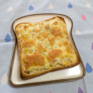 さとちゃん。の作ってみた!投稿(悪魔的！甘辛チーズトースト)