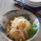 大根とえのきの炒り煮