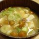 【おみそ汁】豆腐となめこのお味噌汁