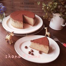 しっとり濃厚大人味♪カフェモカNYチーズケーキ♪