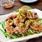 揚げ鶏のねぎソース【油淋鶏】