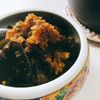 pinokoの作ってみた!投稿(ストウブ鍋でゴーヤと昆布の山椒佃煮風煮物)