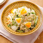 ＼食感がやみつき! ／切り干し大根とたまごのマヨぽんサラダ