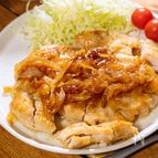 甘辛味でご飯が進む★鶏むね生姜焼き