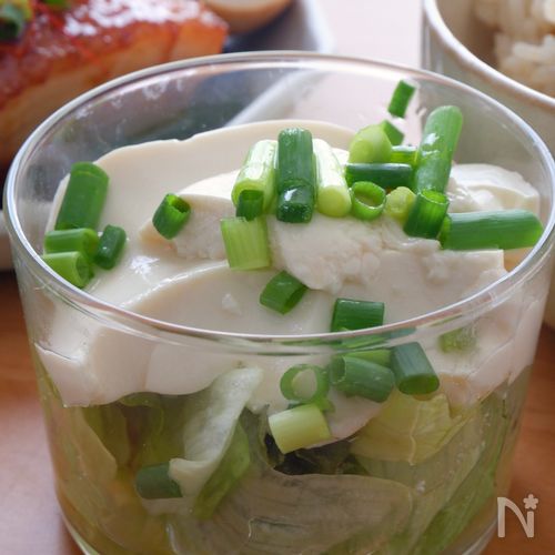 5分で完成🙌〈豆腐サラダ〉簡単ヘルシー！