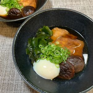 楽ラク手抜キッチン🐶🐾の作ってみた!投稿(【甘辛しいたけのきつねうどん】具沢山が嬉しいシンプルうどん♪)