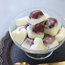 【製氷器で簡単！】練乳あずきミルクシャーベット