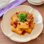 さっぱりおいしい♪厚揚げの梅照り煮