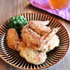 揚げない＊手羽先の塩唐揚げ