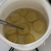 さつまいものみたらし団子の工程1