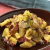 【ハニーマスタード♪】さつまいもとウインナーのホットサラダ
