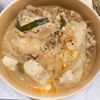 すみれの作ってみた!投稿(餃子の皮入り！具沢山！主役級！ニラもやし酸辣湯風スープ)