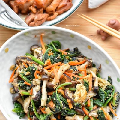 【5分de完成】野菜たっぷり♪具沢山な炒めナムル♪