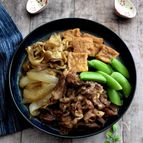 厚揚げで野菜もたっぷり肉豆腐風