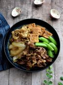 厚揚げで野菜もたっぷり肉豆腐風