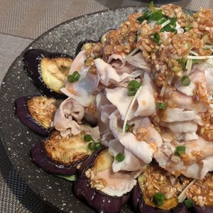 1106625の作ってみた!投稿(【なすの豚しゃぶ香味だれ】暑い日にはこれ！)