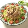 とのちゃまの作ってみた!投稿(うま辛ラーメンサラダ★麻辣ごまポン)
