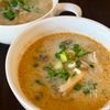 ヘルシーなのに濃厚!きのこの豆乳坦々スープ