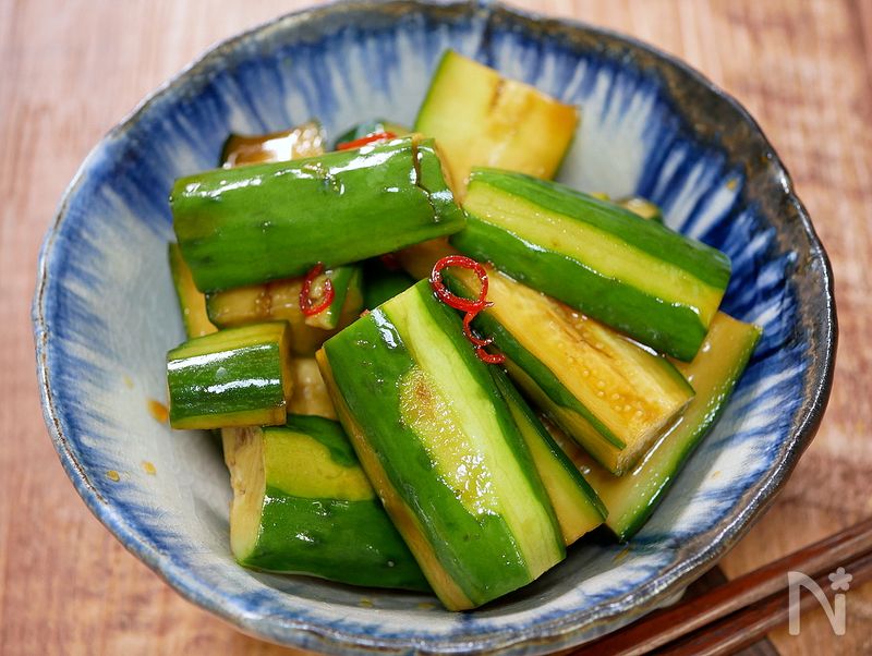 冷やし中華のタレが丁度いい「きゅうりのピリ辛漬け」 by かめきちパパ レシピサイト Nadia ナディア