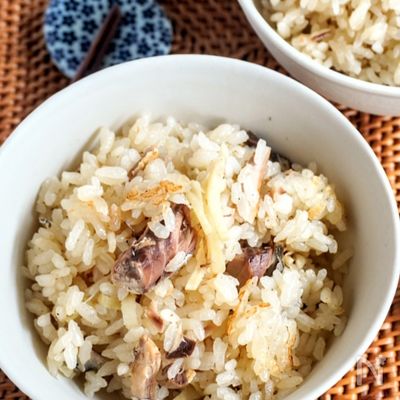 臭みなしで驚くほど美味しい!
さば缶と生姜の炊き込みごはん